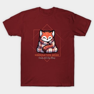 Snug Fox Chronicles: Cozy All the Way T-Shirt